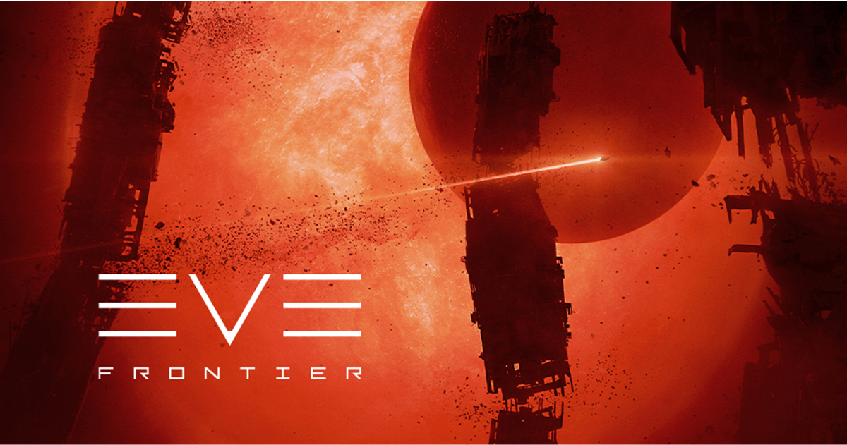 EVE Frontier application banner showing the main interface